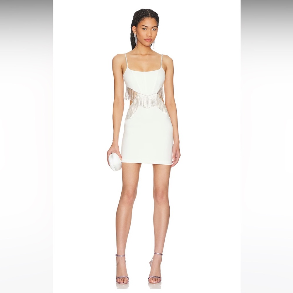 Adria Mini Dress in White
NBD